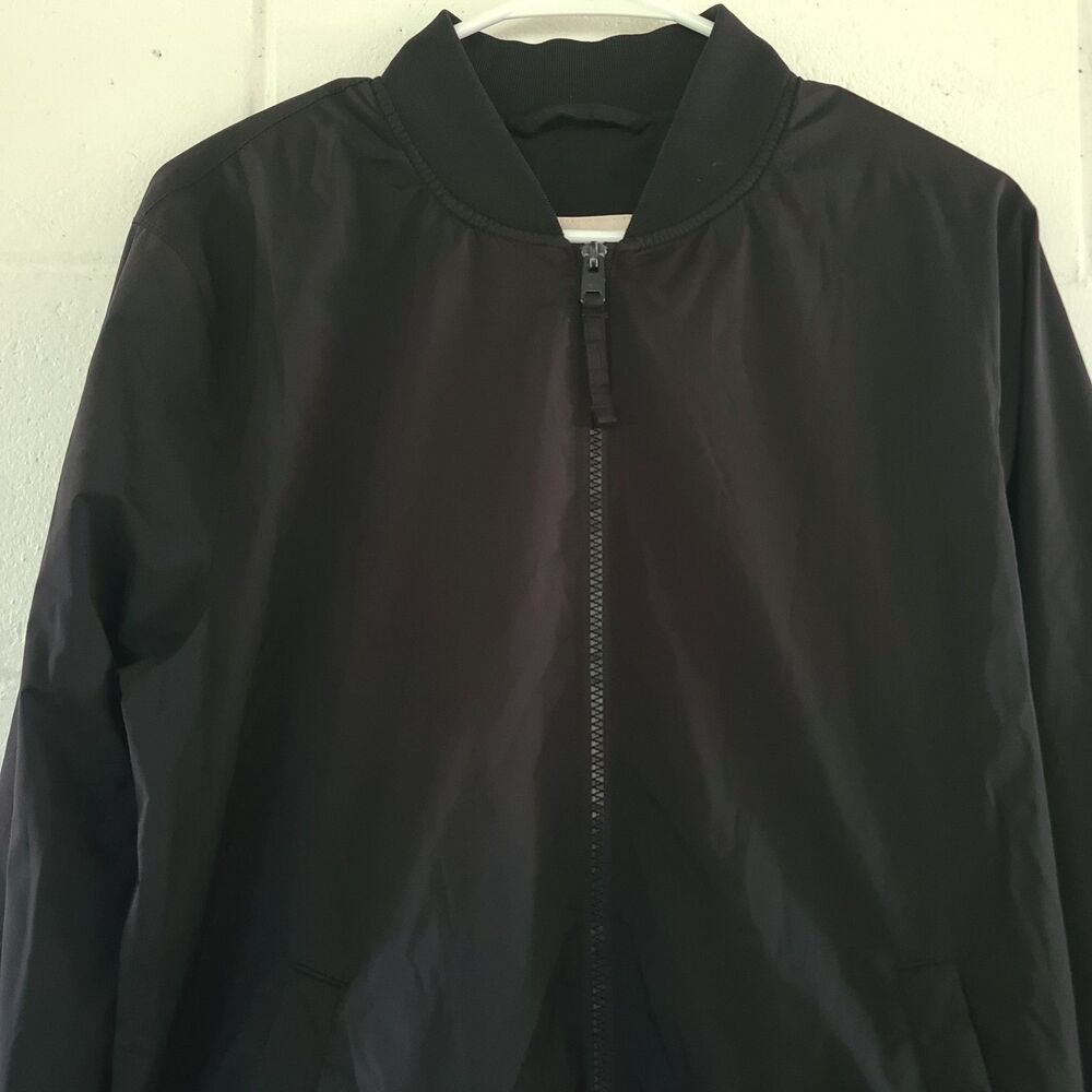 retro Hollister California Size M Black Epic Flex Stretch Windbreaker Jacket EUC - Picture 5 of 16